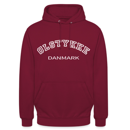 CityShirt - Hoodie - Ølstykke - bordeaux