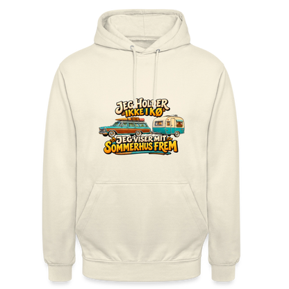 CityShirts - Hoodie - Jeg holder ikke i kø – Jeg viser mit sommerhus frem - CS034 - vaniljemilkshake