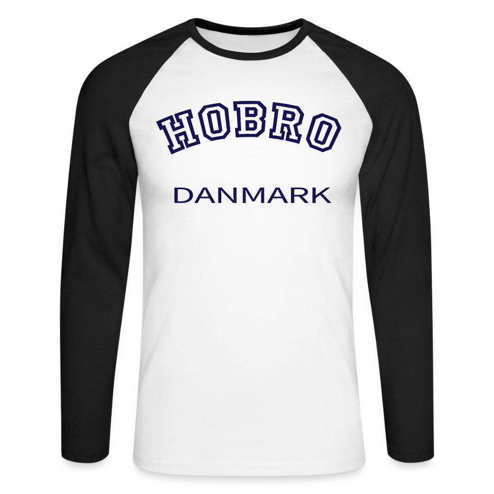 CityShirt - Baseball T-Shirt - Hobro - hvid/sort