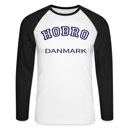 CityShirt - Baseball T-Shirt - Hobro - hvid/sort