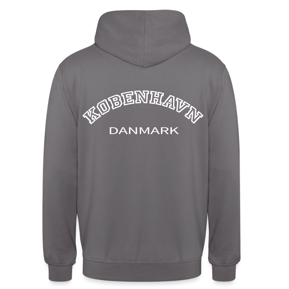 Hættetrøje unisex - København - mellemgrå