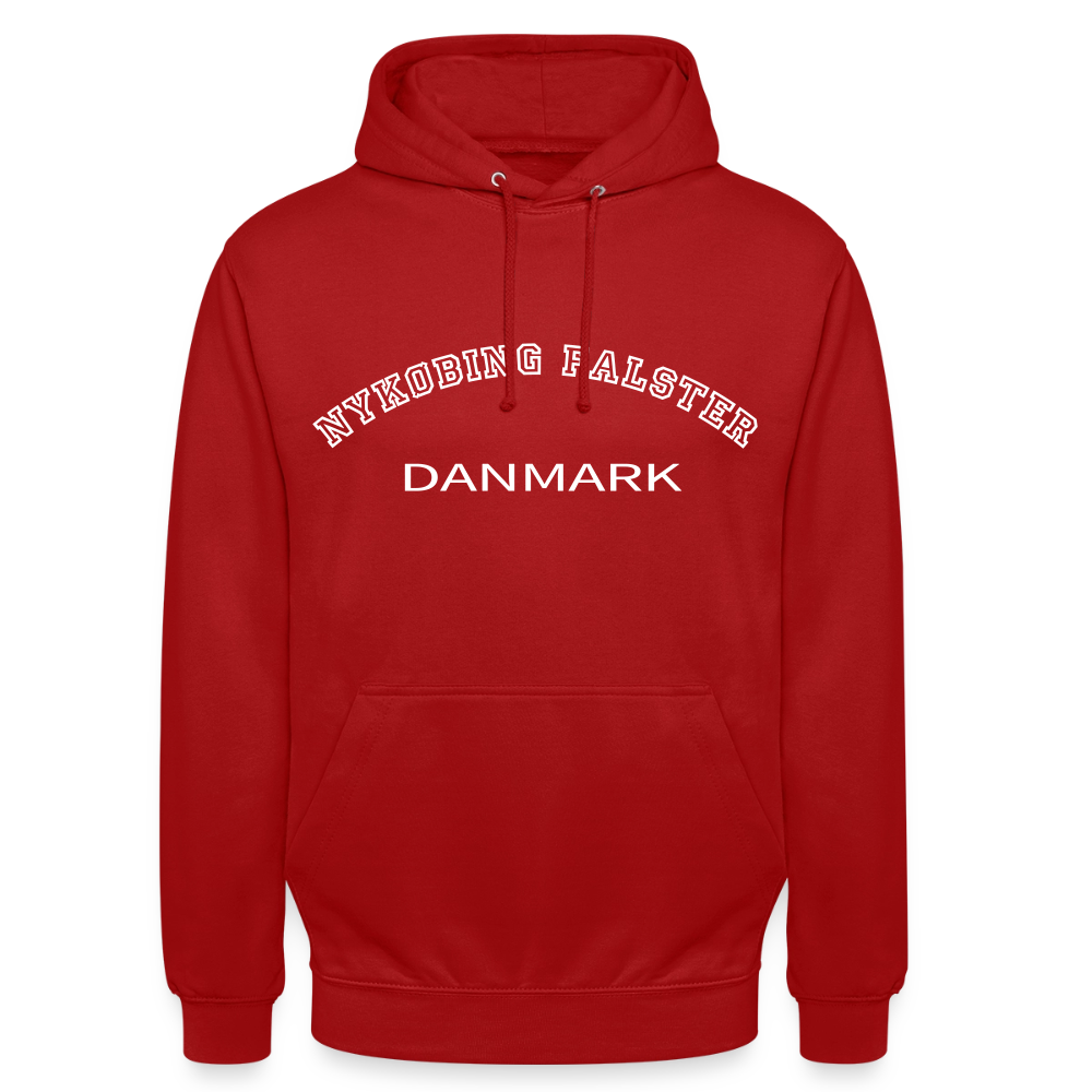 CityShirt - Hoodie - Nykøbing Falster - rød