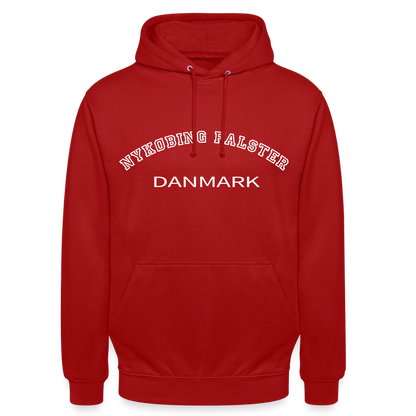 CityShirt - Hoodie - Nykøbing Falster - rød
