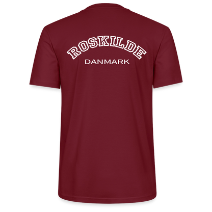T-shirt unisex - Roskilde - burgunder-rød