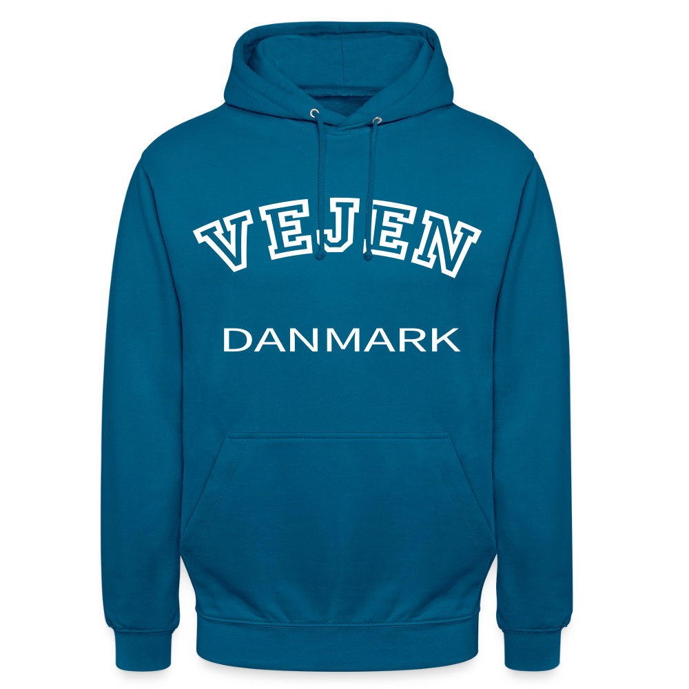 CityShirt - Hoodie - Vejen - dybt havblå 