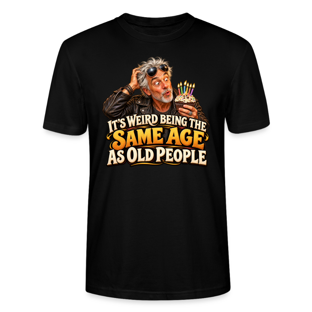 CityShirts - T-shirt - Same age as old people - CS018 - sort