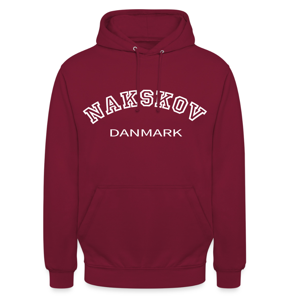 CityShirt - Hoodie - Nakskov - bordeaux