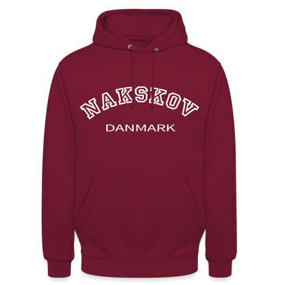 CityShirt - Hoodie - Nakskov - bordeaux