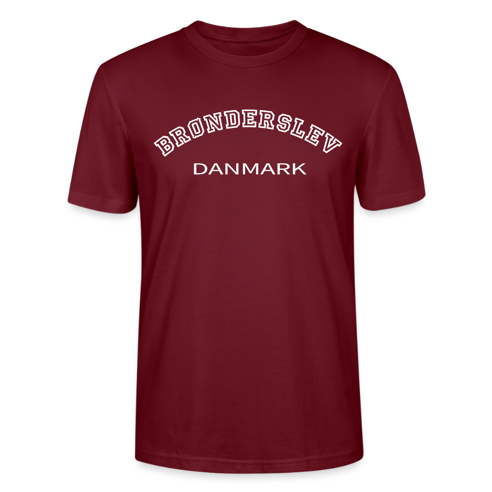 CityShirt - T-shirt - Brønderslev - burgunder-rød