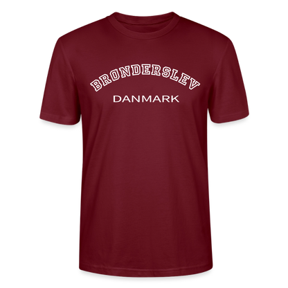 CityShirt - T-shirt - Brønderslev - burgunder-rød