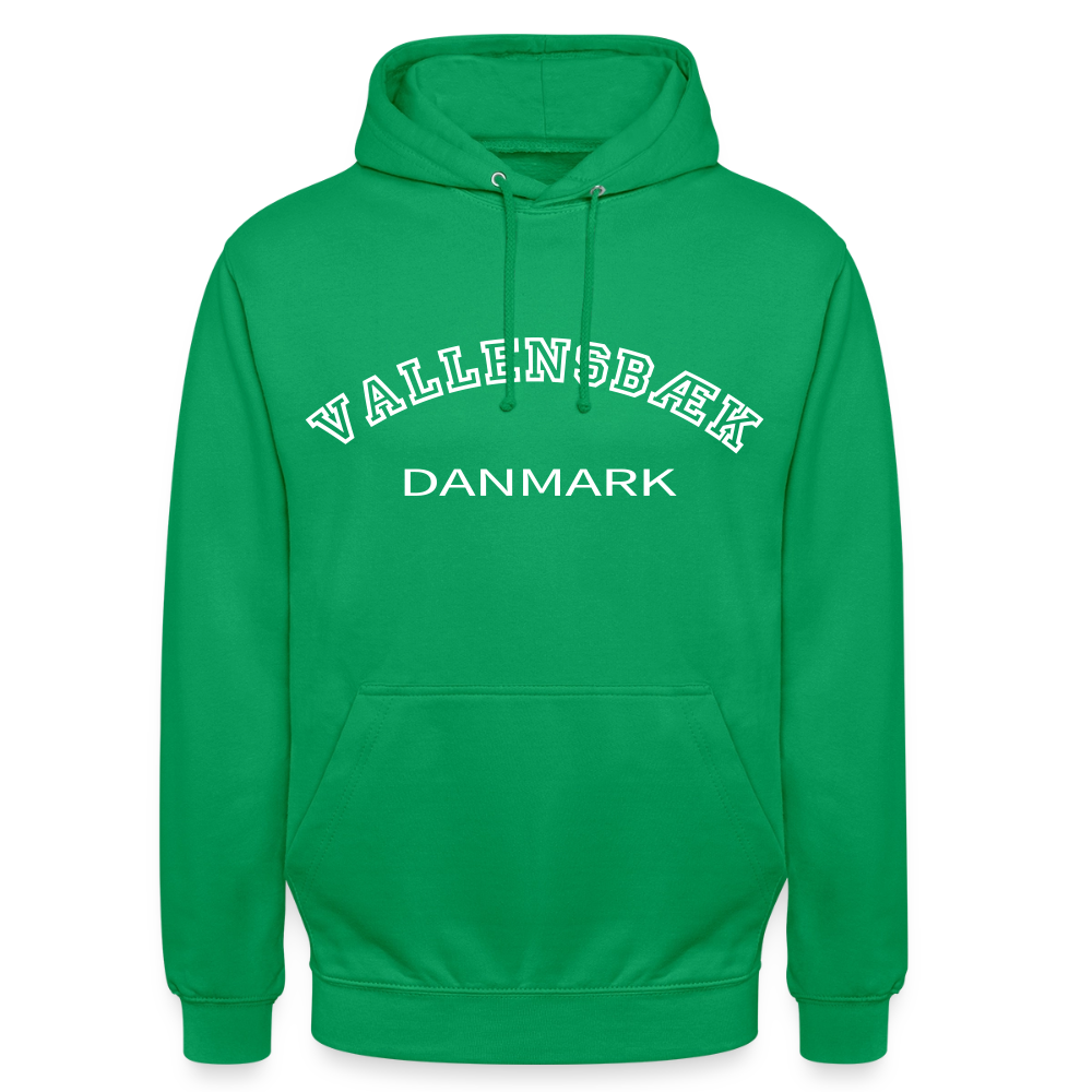 CityShirt - Hoodie - Vallensbæk - kelly grøn