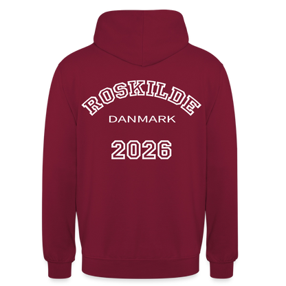 Hættetrøje unisex - Roskilde 2026 - bordeaux
