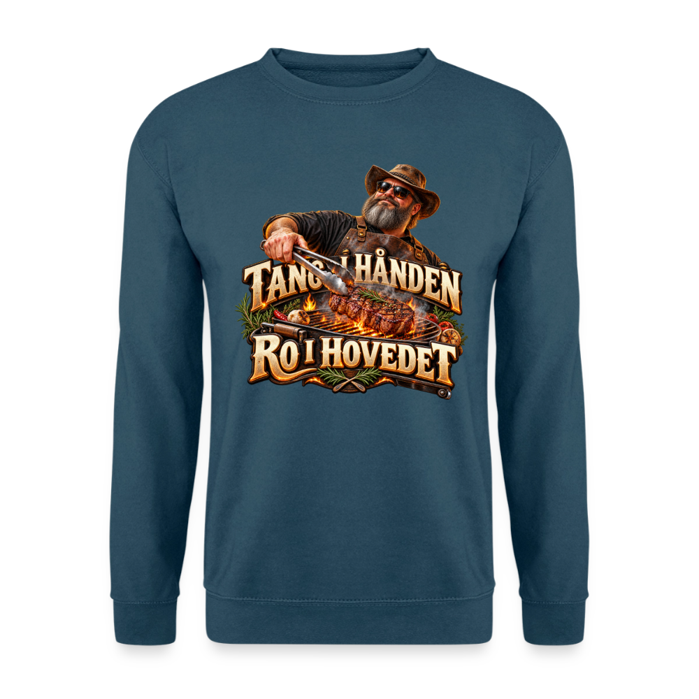 CityShirts - Sweatshirt - Tang i hånden – Ro i hovedet - CS050 - indigoblå