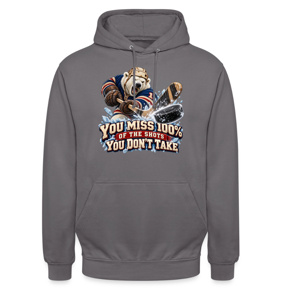 CityShirts - Hoodie - Take the shot - CS001 - mellemgrå