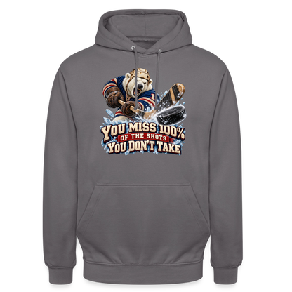 CityShirts - Hoodie - Take the shot - CS001 - mellemgrå