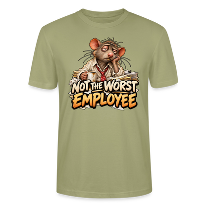 CityShirts - T-shirt - Not the worst employee - CS020 - grågrøn
