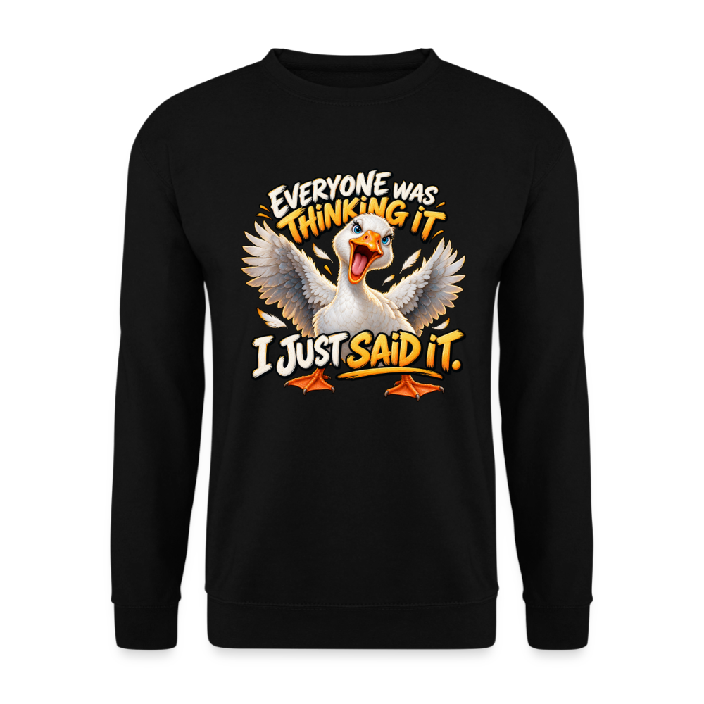 CityShirts - Sweatshirt - Everyone was thinking it – I just said it - CS012 - sort