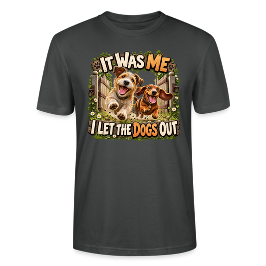 CityShirts - T-shirt - It was me – I let the dogs out - CS013 - charcoal