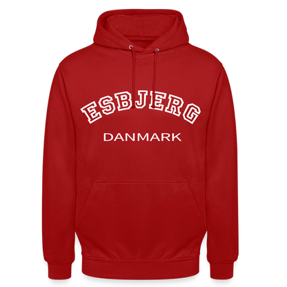 CityShirt - Hoodie - Esbjerg - rød