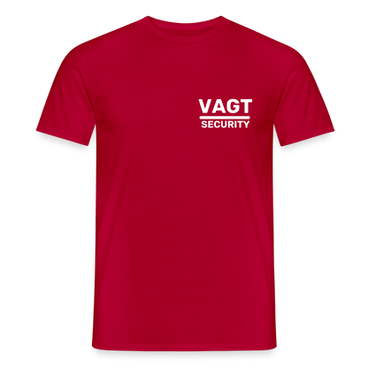 CityShirts - Arbejdstøj - VAGT - AV09 - rød