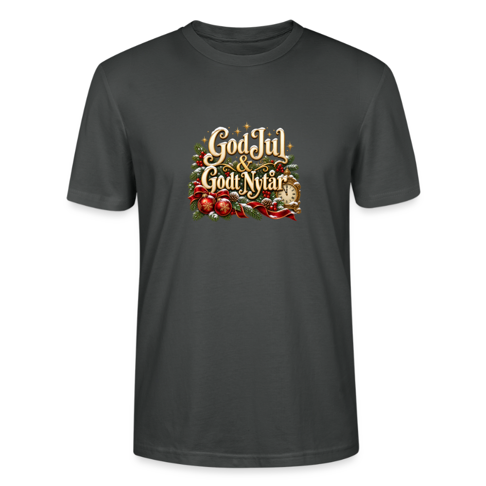 CityShirts - T-shirt - God Jul & Godt Nytår – jul og nytår - CS060 - charcoal