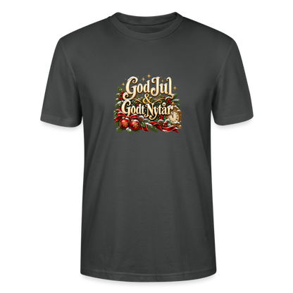 CityShirts - T-shirt - God Jul & Godt Nytår – jul og nytår - CS060 - charcoal
