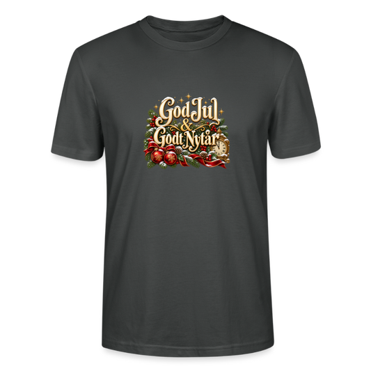 CityShirts - T-shirt - God Jul & Godt Nytår – jul og nytår - CS060 - charcoal