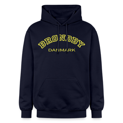 Unisex Hoodie - BRØNDBY x DANMARK - navy