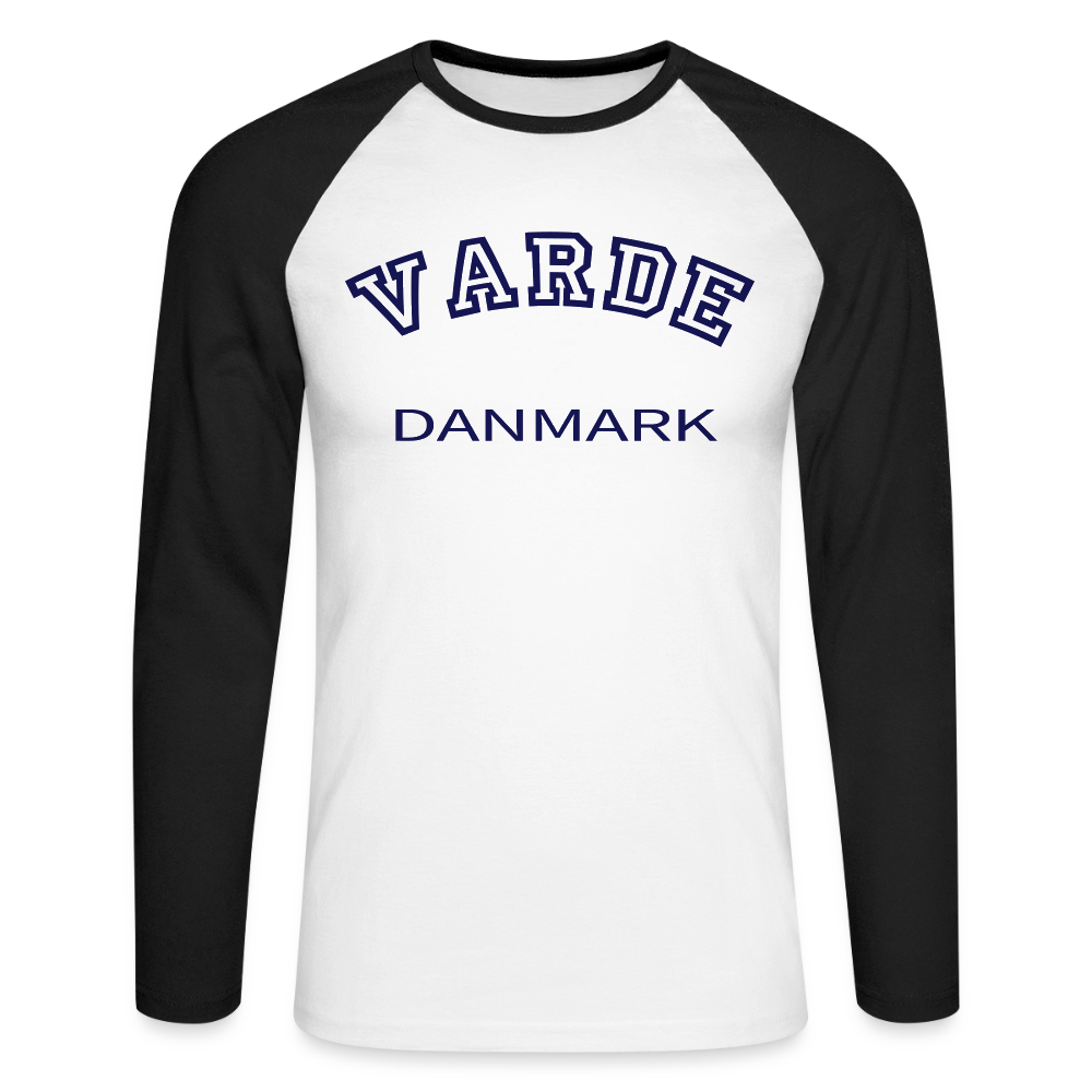 CityShirt - Baseball T-Shirt - Varde - hvid/sort