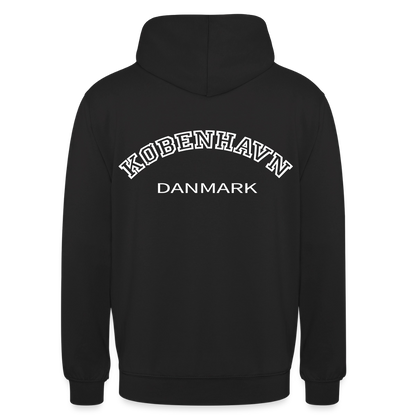 Hættetrøje unisex - København - sort