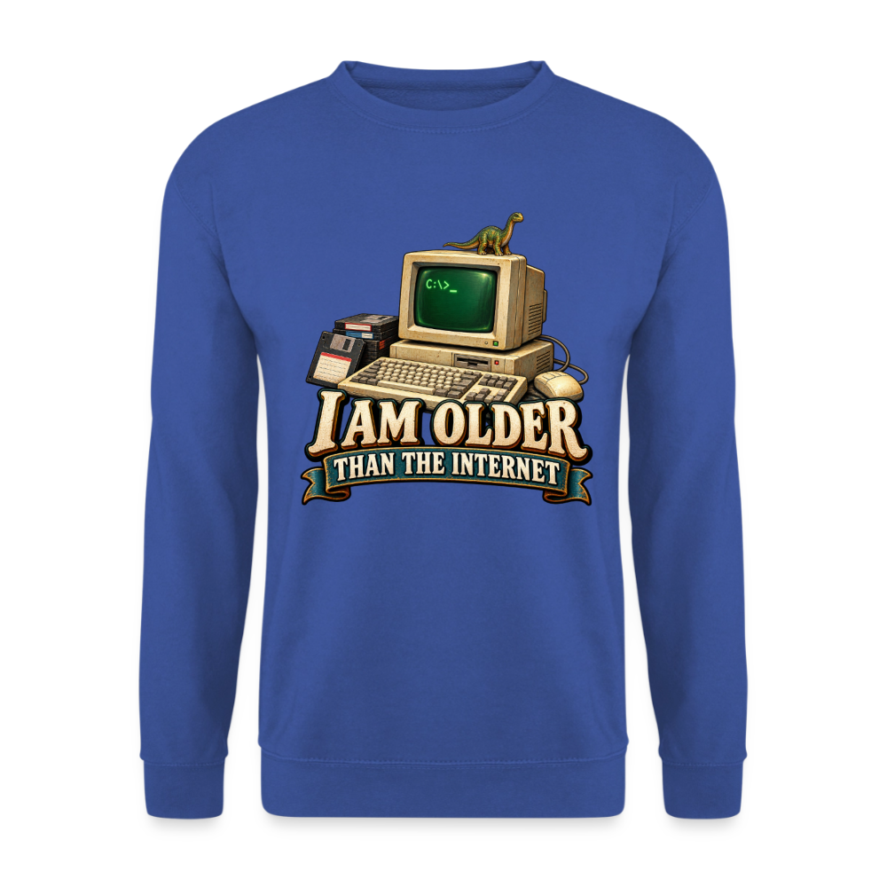 CityShirts - Sweatshirt - I am older than the internet - CS022 - kongeblå