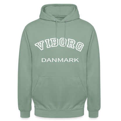 CityShirt - Hoodie - Viborg - grågrøn