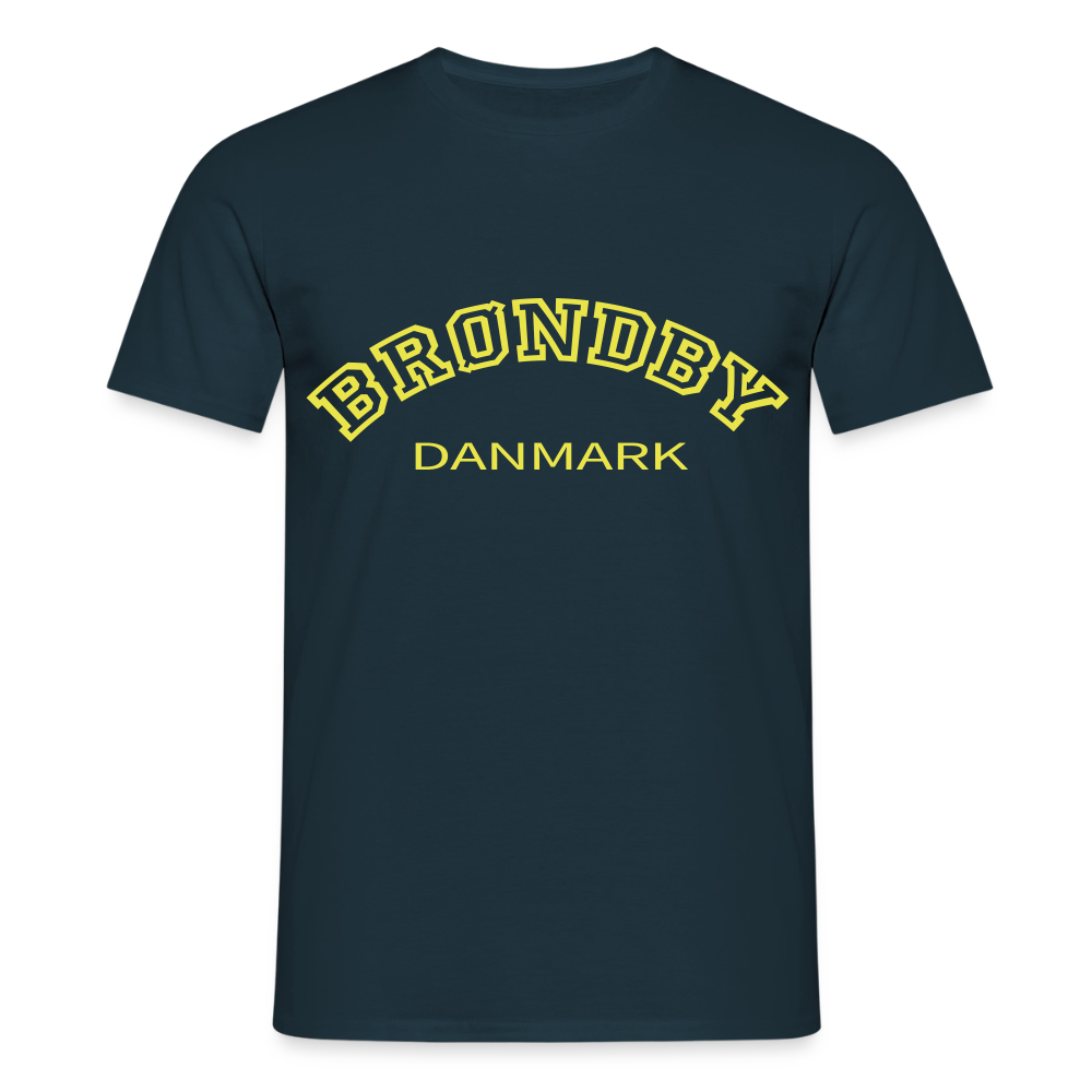 Herre-T-shirt - Brøndby - marineblå