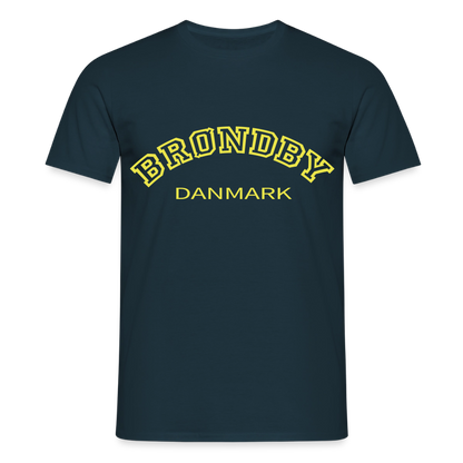 Herre-T-shirt - Brøndby - marineblå