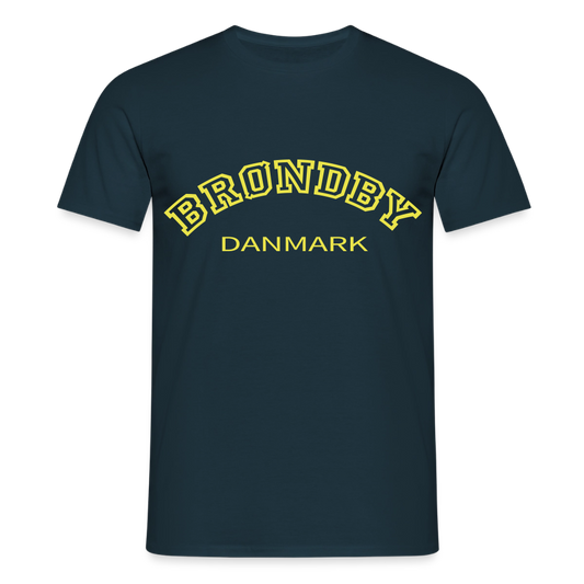 Herre-T-shirt - Brøndby - marineblå