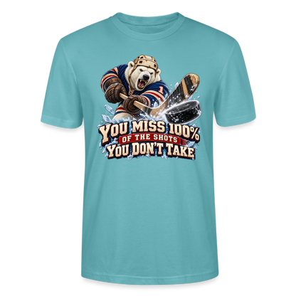 CityShirts - T-shirt - Take the shot - CS001 - pastelturkis