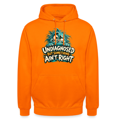 CityShirts - Hoodie - Undiagnosed – But something ain’t right - CS005 - orange
