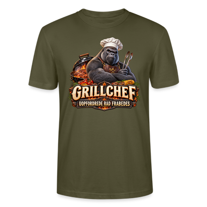 CityShirts - T-shirt - Grillchef – Uopfordrede råd frabedes - CS047 - khaki