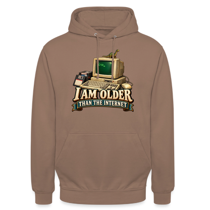 CityShirts - Hoodie - I am older than the internet - CS022 - mokka