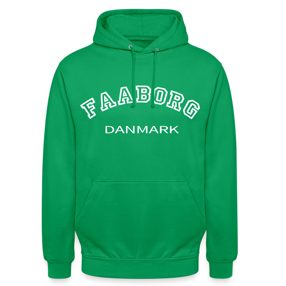 CityShirt - Hoodie - Faaborg - kelly grøn