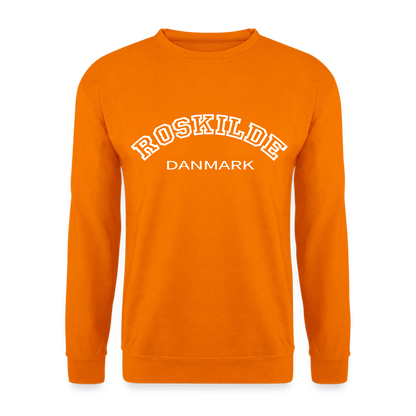 Sweatshirt unisex - Roskilde - orange