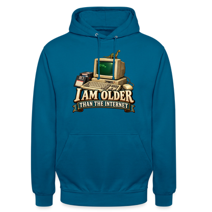 CityShirts - Hoodie - I am older than the internet - CS022 - dybt havblå 
