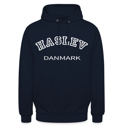 CityShirt - Hoodie - Haslev - marineblå