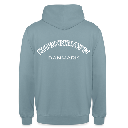Hættetrøje unisex - København - gråblå
