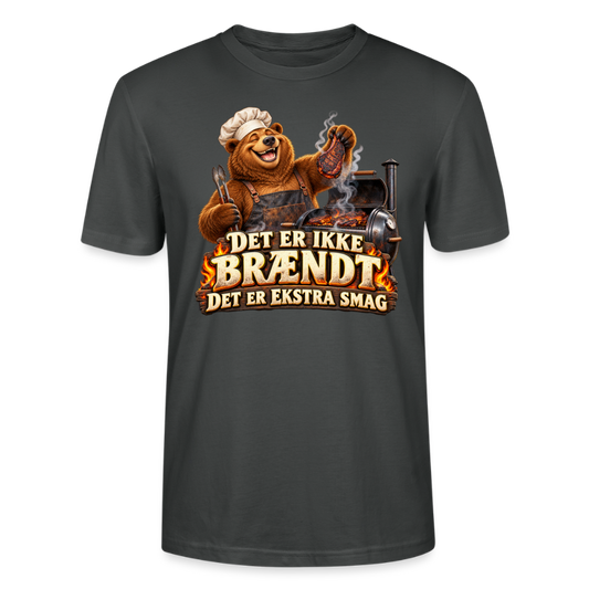 CityShirts - T-shirt - Det er ikke brændt – Det er ekstra smag - CS046 - charcoal