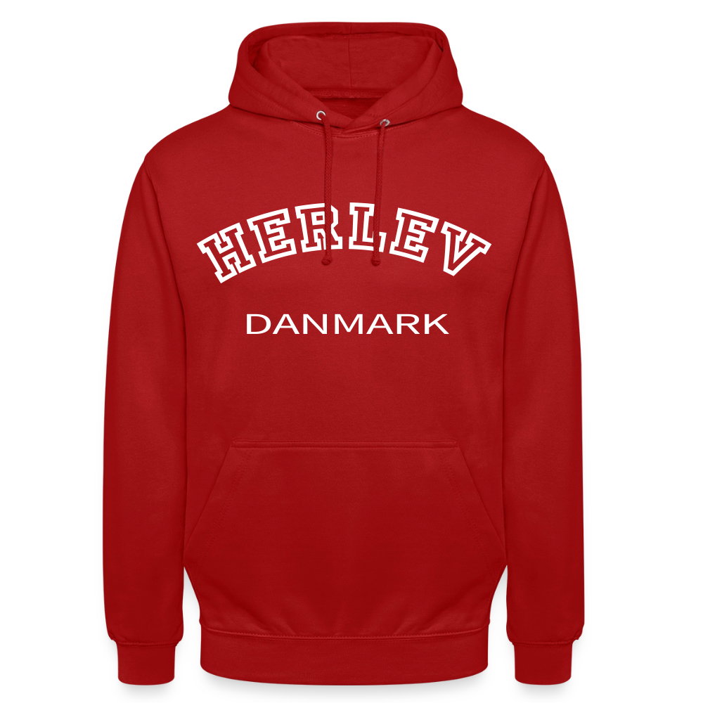 CityShirt - Hoodie - Herlev - rød