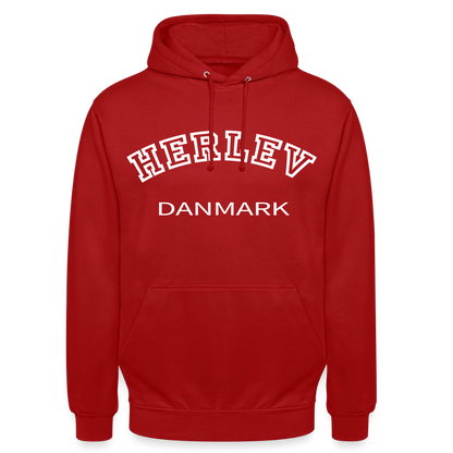 CityShirt - Hoodie - Herlev - rød