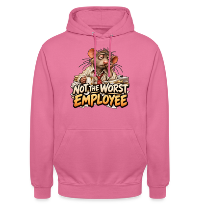CityShirts - Hoodie - Not the worst employee - CS020 - pink