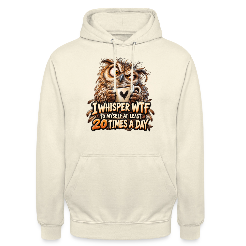 CityShirts - Hoodie - I whisper WTF to myself - CS011 - vaniljemilkshake