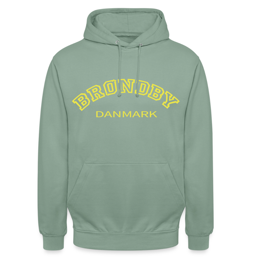 Hættetrøje unisex - Brøndby - grågrøn